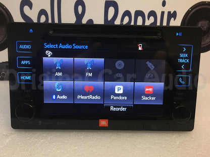 2015 2016 Toyota Prius OEM JBL Entune Navigation GPS HD Radio AM FM Media Receiver Gracenote