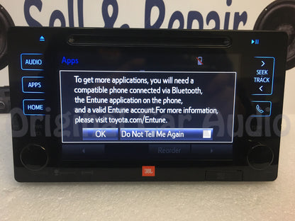 NEW 2015 2016 Toyota Prius OEM JBL Entune Navigation GPS HD Radio AM FM Media Receiver Gracenote