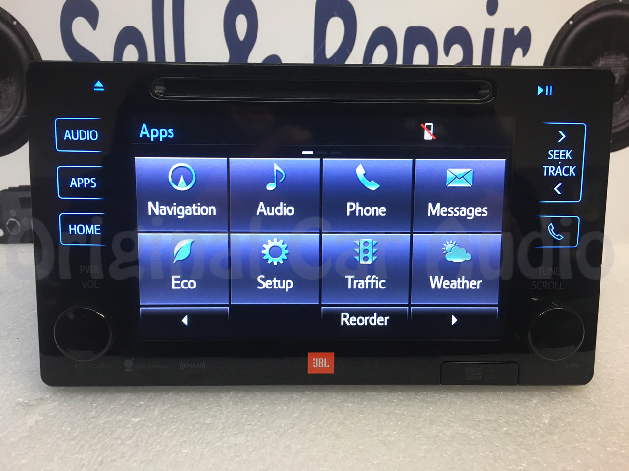 2015 2016 Toyota Prius OEM JBL Entune Navigation GPS HD Radio AM FM Media Receiver Gracenote