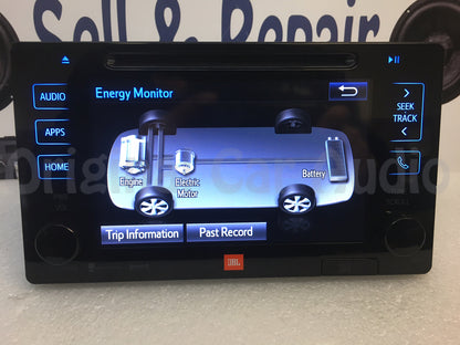 2015 2016 Toyota Prius OEM JBL Entune Navigation GPS HD Radio AM FM Media Receiver Gracenote