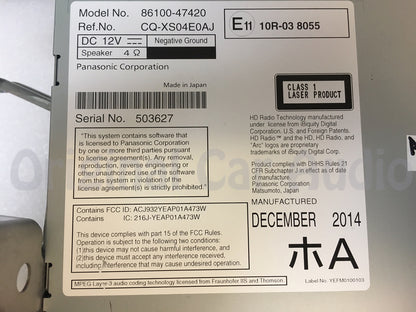 2015-2016 15 16 Toyota Prius Entune Navigation Media Receiver Gracenote OEM 510057