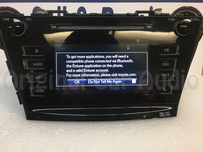 2015-2016 15 16 Toyota Prius Entune Navigation Media Receiver Gracenote OEM 510057