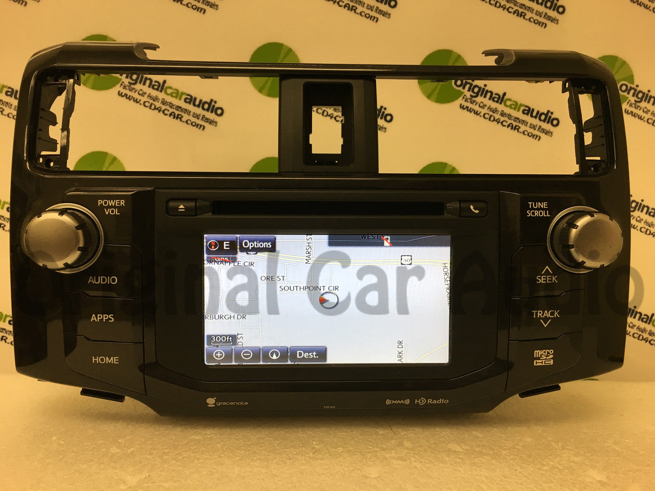Refurbished 2014 - 2019 TOYOTA 4RUNNER Entune Navigation Touch Screen HD XM Radio 510540