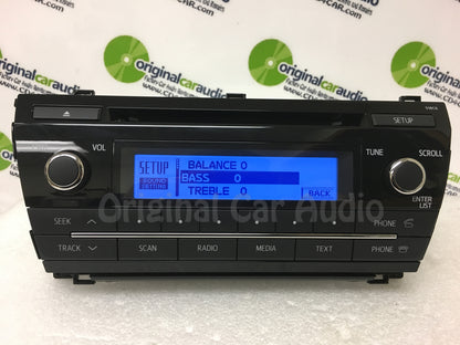 2014 2015 2016 Toyota Corolla OEM Radio CD Player Receiver 518C6