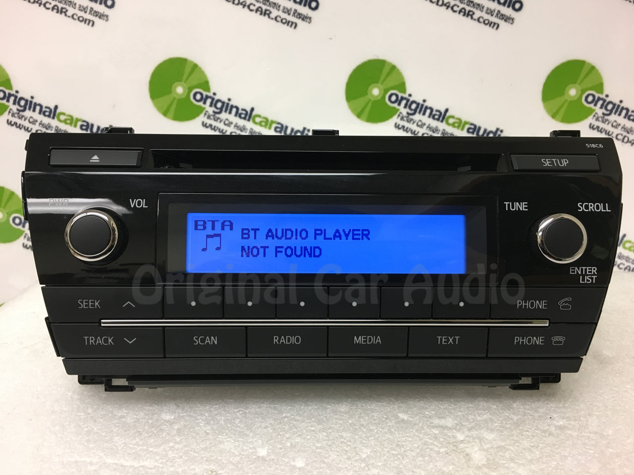 2014 2015 2016 Toyota Corolla OEM Radio CD Player Receiver 518C6