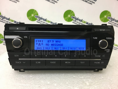 2014 2015 2016 Toyota Corolla OEM Radio CD Player Receiver 518C6