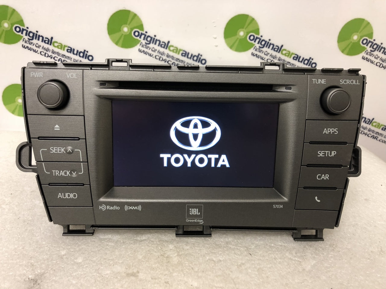 Refurbished 2011 - 2015 Toyota Prius JBL OEM Radio CD Player Green Edge HD radio 57034