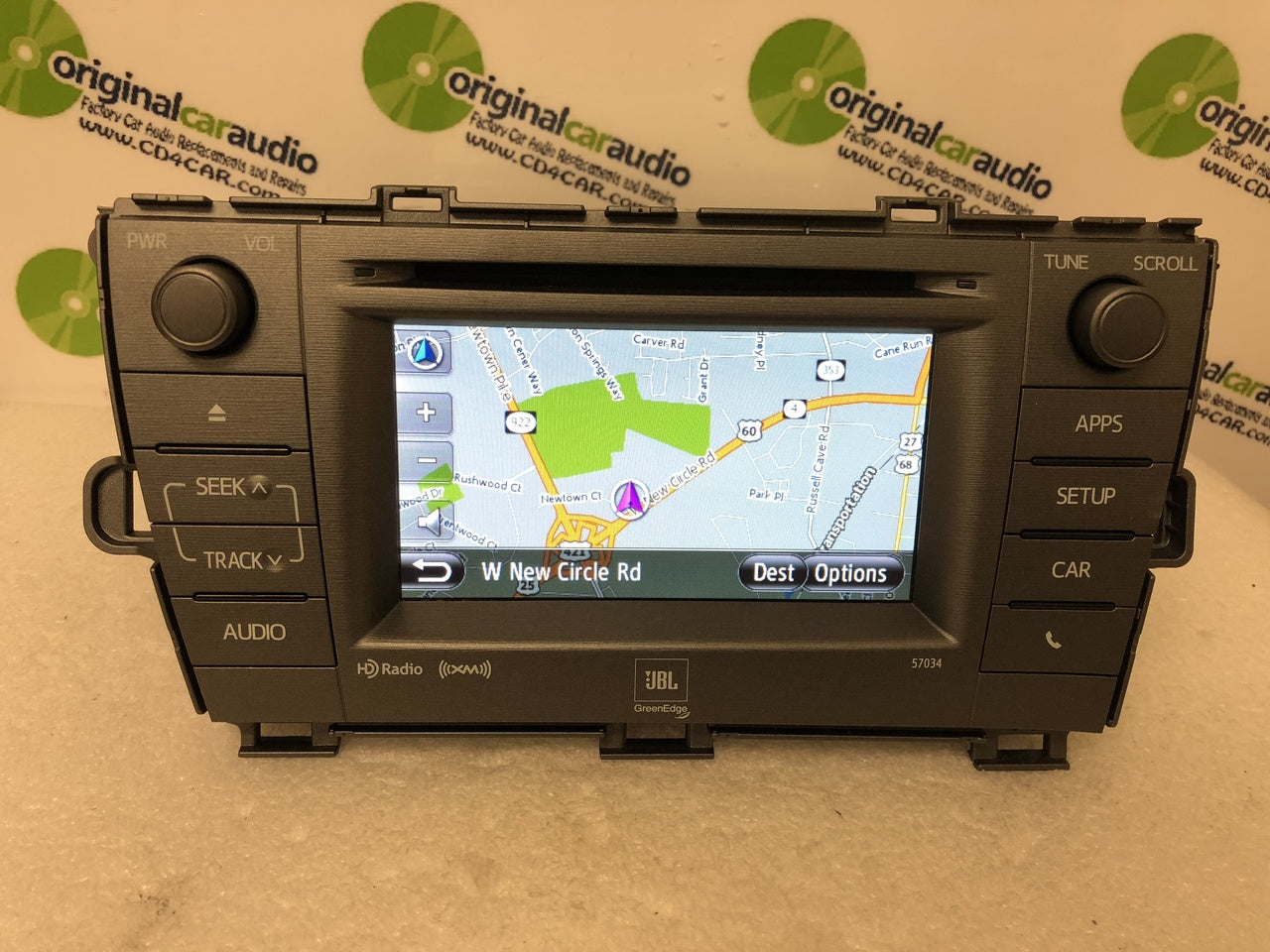 Refurbished 2011 - 2015 Toyota Prius JBL OEM Radio CD Player Green Edge HD radio 57034