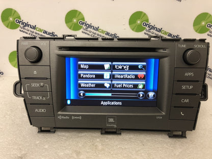 Refurbished 2011 - 2015 Toyota Prius JBL OEM Radio CD Player Green Edge HD radio 57034