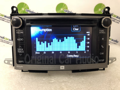 2012 - 2015 Toyota Venza OEM JBL Touch Screen AM FM HD App Radio Receiver 57045