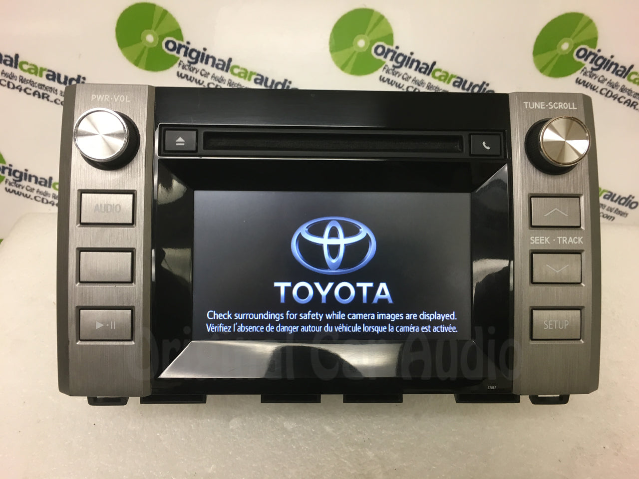 2014 - 2016 Toyota Tundra OEM Single CD AM FM Touch Screen Radio Receiver 57067