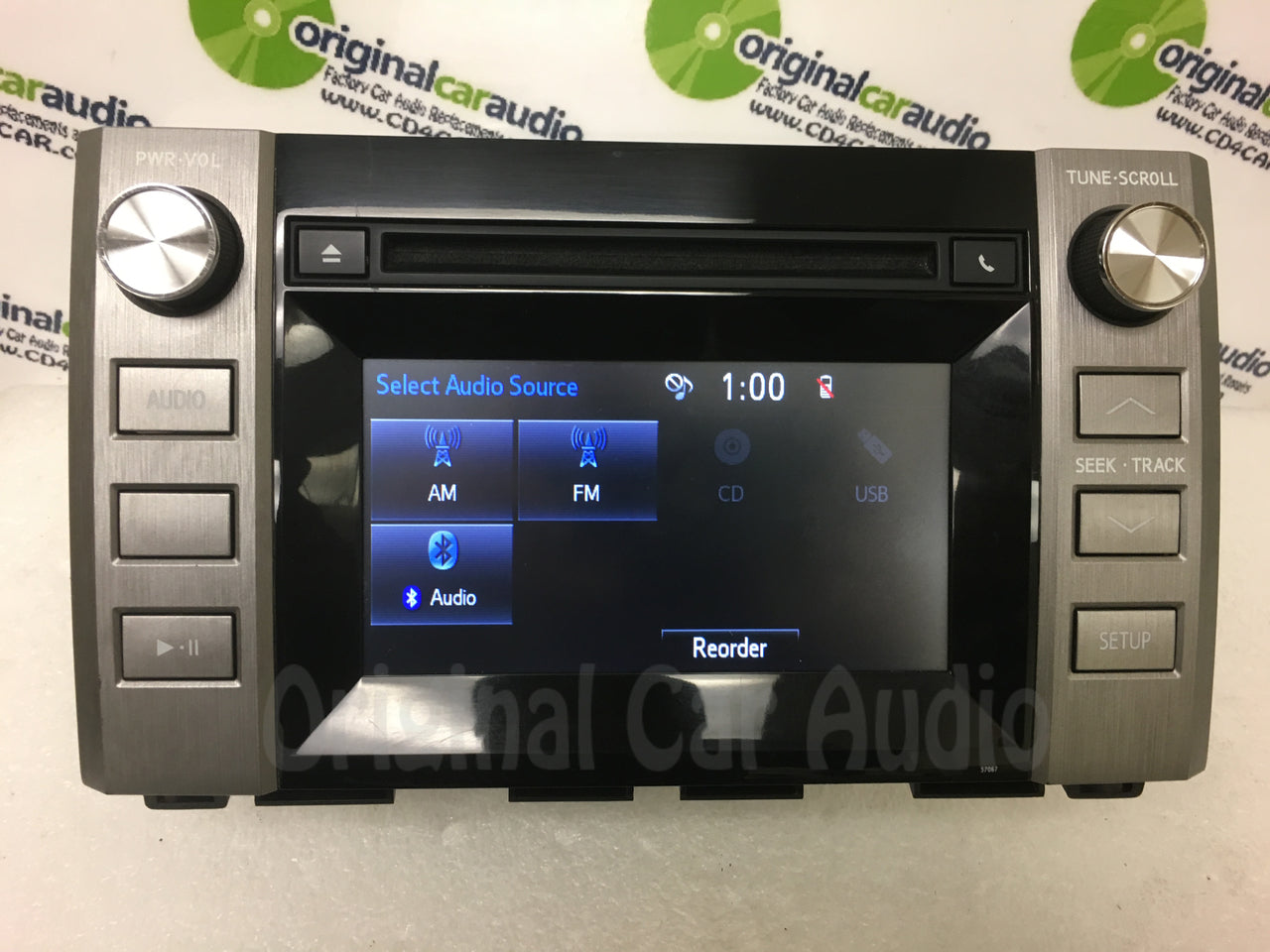 2014 - 2016 Toyota Tundra OEM Single CD AM FM Touch Screen Radio Receiver 57067