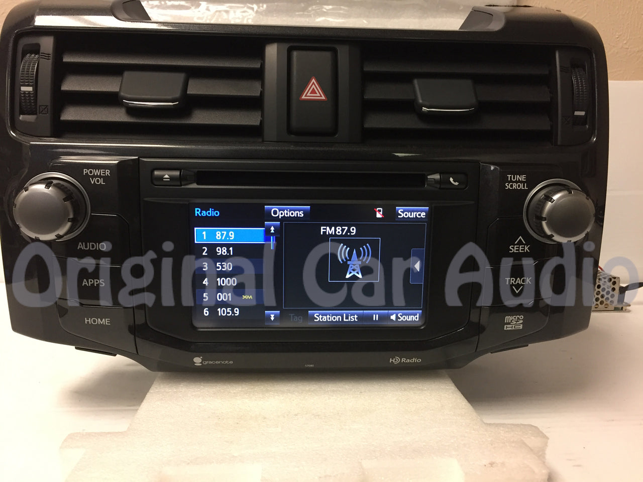 2014 2015 Toyota 4 Runner Entune Navigation GPS Radio AM FM Bluetooth Unit 57080 86100-32570