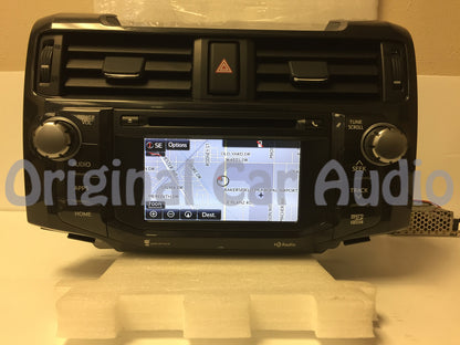2014 2015 Toyota 4 Runner Entune Navigation GPS Radio AM FM Bluetooth Unit 57080 86100-32570
