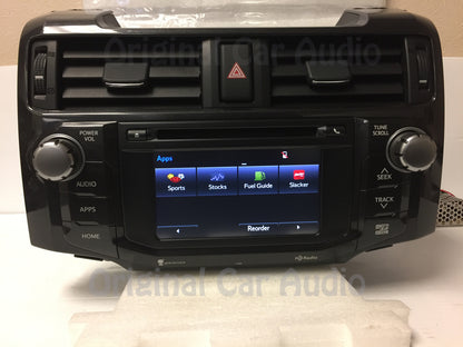 Refurbished 2014 2015 Toyota 4 Runner Entune Navigation GPS Radio AM FM Bluetooth Unit 57080 86100-32570
