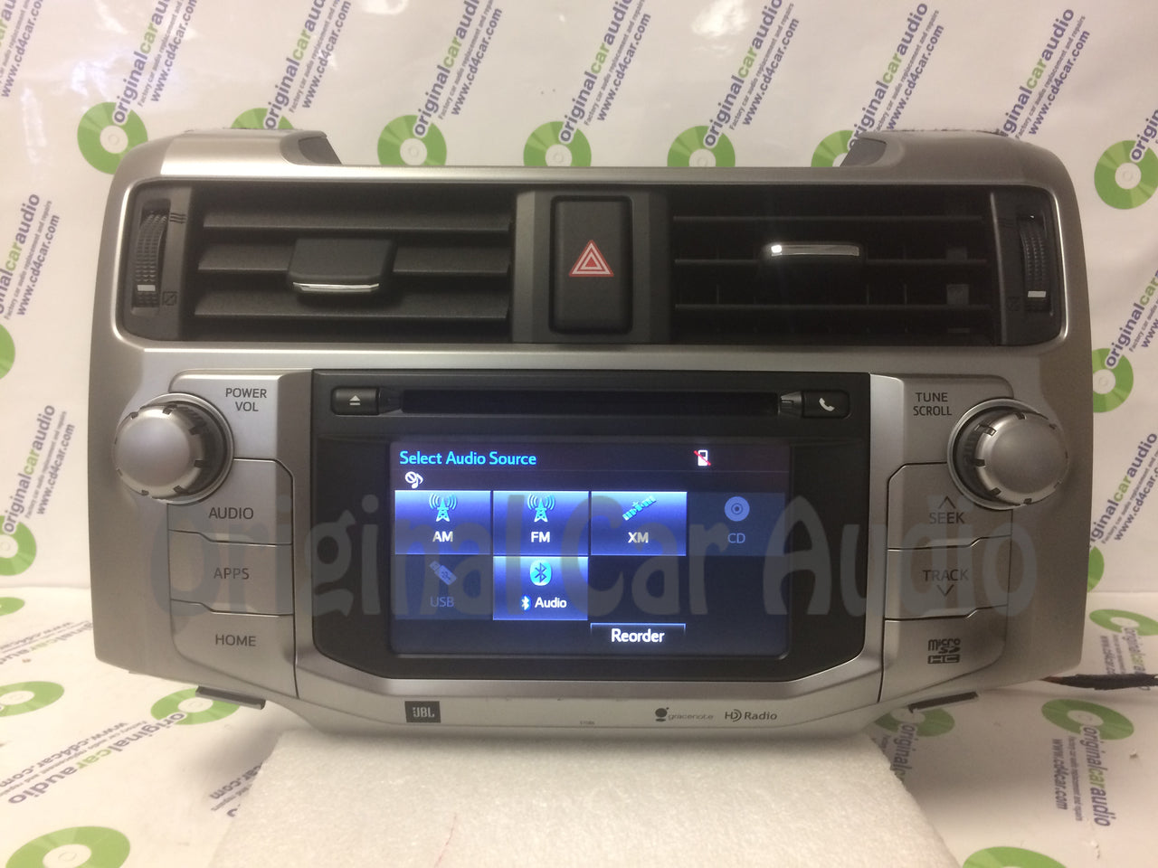 Refurbished 2014 - 2016 Toyota 4Runner OEM JBL Touch Screen Navigation Gracenote HD Radio Receiver
