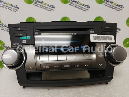 New 2011 - 2013 Toyota Highlander OEM JBL Radio MP3 CD Player A518AZ