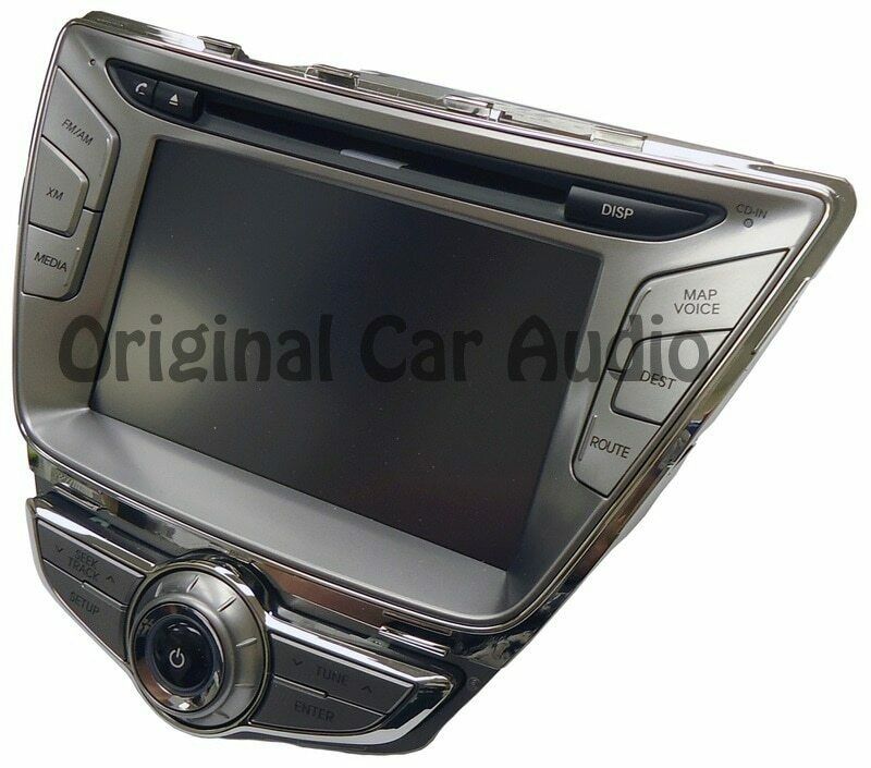 2011-2013 11 12 13 Hyundai ELANTRA Refurbished Navigation Radio XM Satellite CD