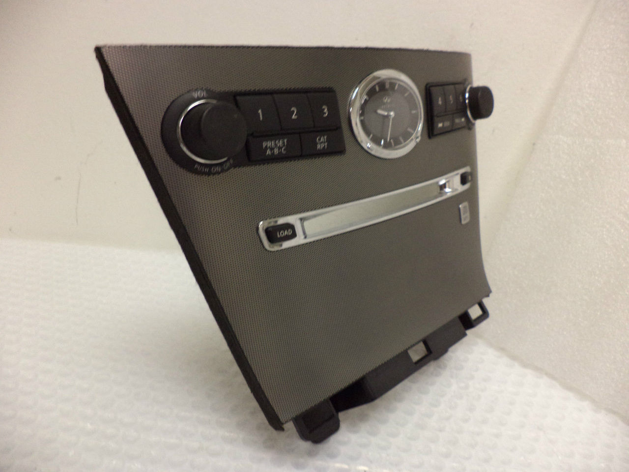 INFINITI M35 M45 Radio Silver FACEPLATE Clock 68260-EH100