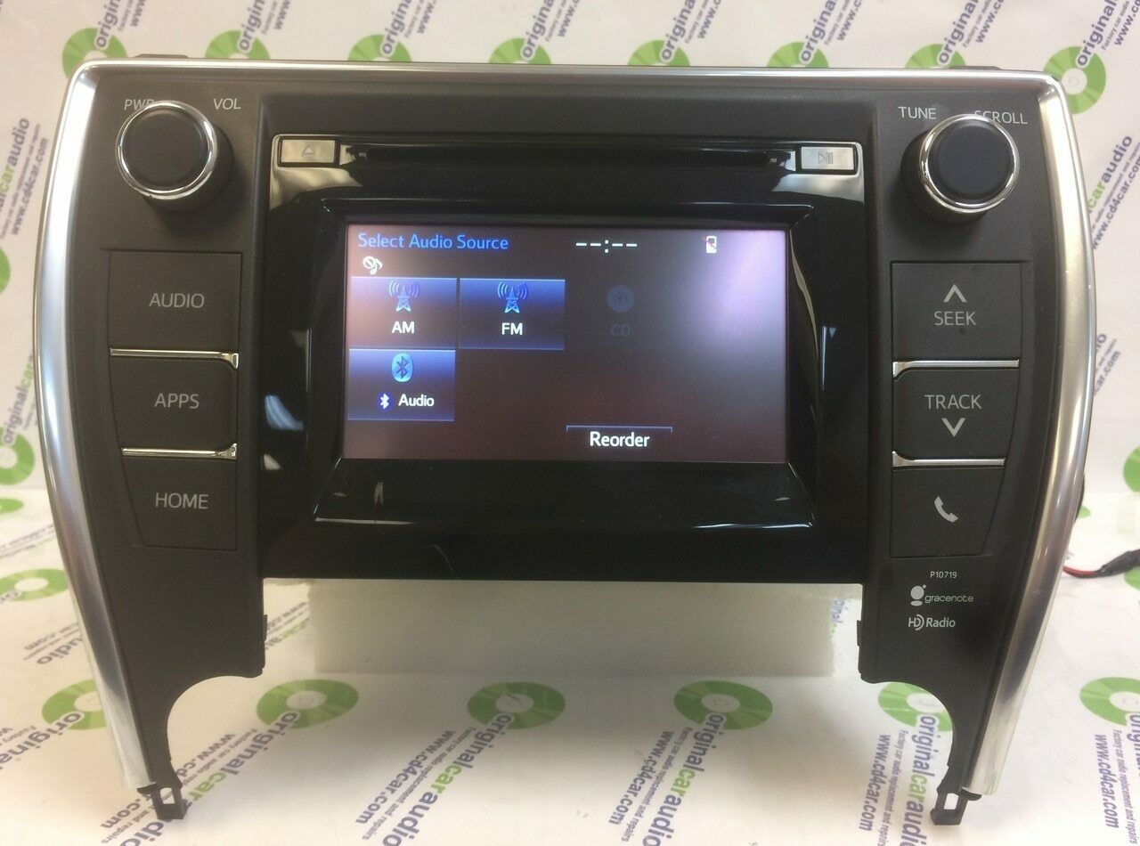 2015 - 2017 Refurbished Toyota Camry OEM Gracenote Touch Screen Display AM FM Radio Receiver P10719