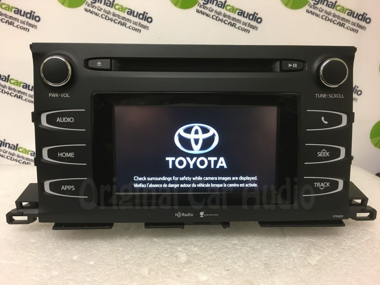 2014 - 2019 Toyota Highlander OEM Bluetooth AM FM SAT HD Radio Gracenote Receiver