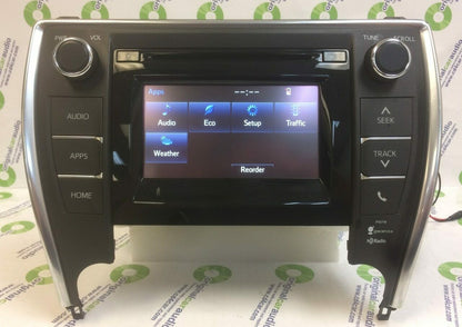 2015 - 2017 Refurbished Toyota Camry OEM Gracenote Touch Screen Display AM FM Radio Receiver P10719