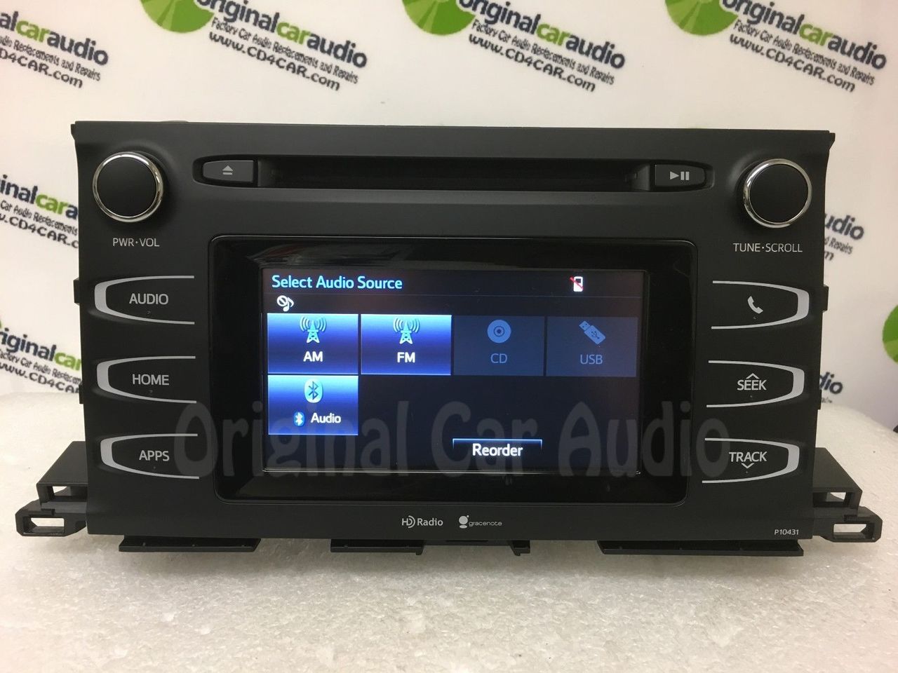2014 - 2019 Toyota Highlander OEM Bluetooth AM FM SAT HD Radio Gracenote Receiver