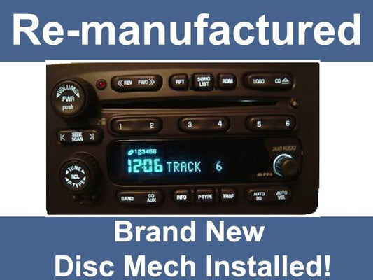 Reman 2003 - 2006 GMC OEM AM FM Radio 6 CD Changer Stereo Receiver
