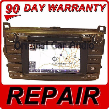REPAIR YOUR 2014 2015 Toyota Rav4 JBL HD Radio CD Navigation