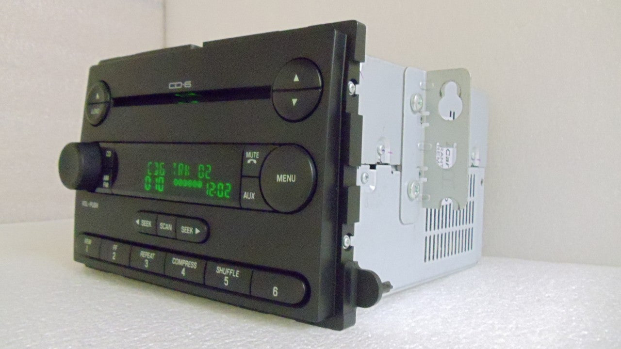 FORD F-250 F-350 Super Duty Focus Freestar MERCURY Monterey Radio 6 Disc Changer CD Player 2004 2005 2006 2007 OEM 5C3T-18C815-AB 5C3T-18C815-AC 5C3T-18C815-AD 5C3T-18C815-AE 5C3T-18C815-AF 5C3T-18C815-AG 5C3T-18C815-AH 5C3T-18C815-AK 5C3T-18C815-CA