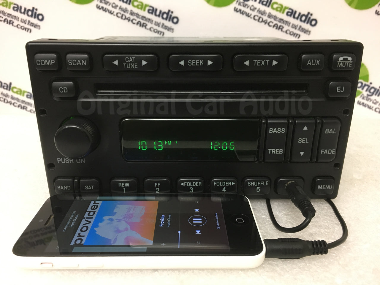 1998 - 2007 Ford Lincoln Mercury Single MP3 CD Player Satellite Radio ADDED AUX