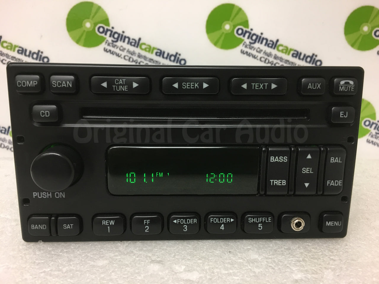 1998 - 2007 Ford Lincoln Mercury Single MP3 CD Player Satellite Radio ADDED AUX