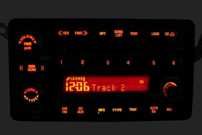 2003 2004 TOYOTA Matrix RDS Radio Stereo 6 Disc Changer CD Player 86120-02350 OEM