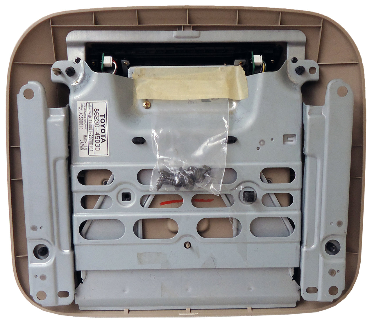 TOYOTA Sienna Overhead Rear Audio Radio Controls Tan 05 04
