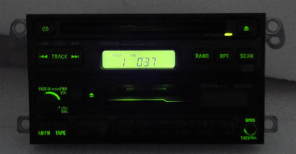 90 91 92 93 94 95 96 97 98 99 Toyota Celica 4Runner Camry Radio Tape Disc CD Player AD1700 34224 1990 1991 1992 1993 1994 1995 1996 1997 1998 1999