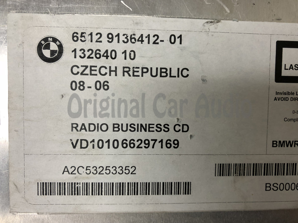 2002 - 2008 Mini Cooper OEM Boost Single CD AM FM Radio Receiver