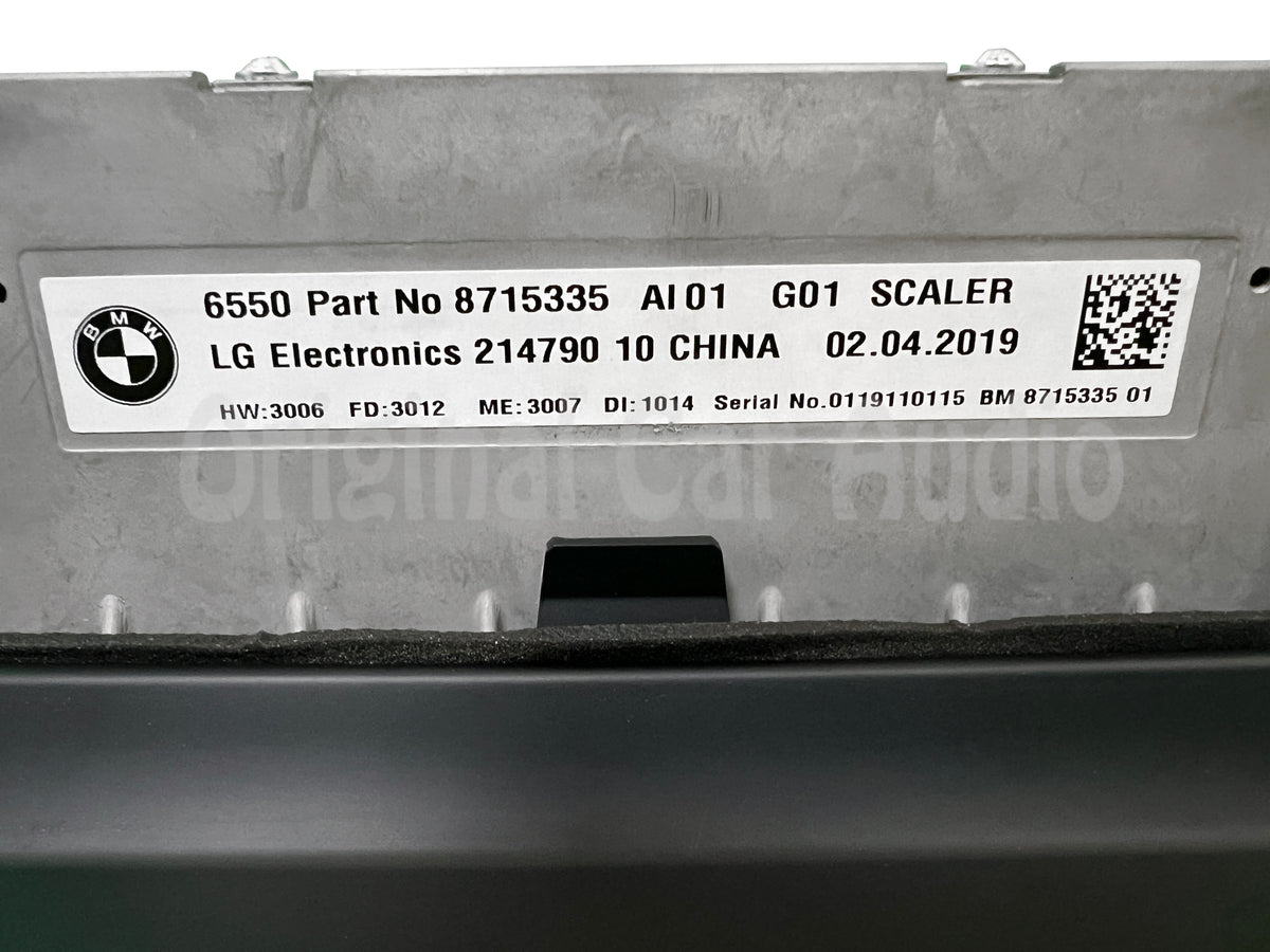 2018 - 2022 BMW X3 X4 G01 G02 OEM Scaler 10.25" CID Center Information Display Multi Media LCD Screen