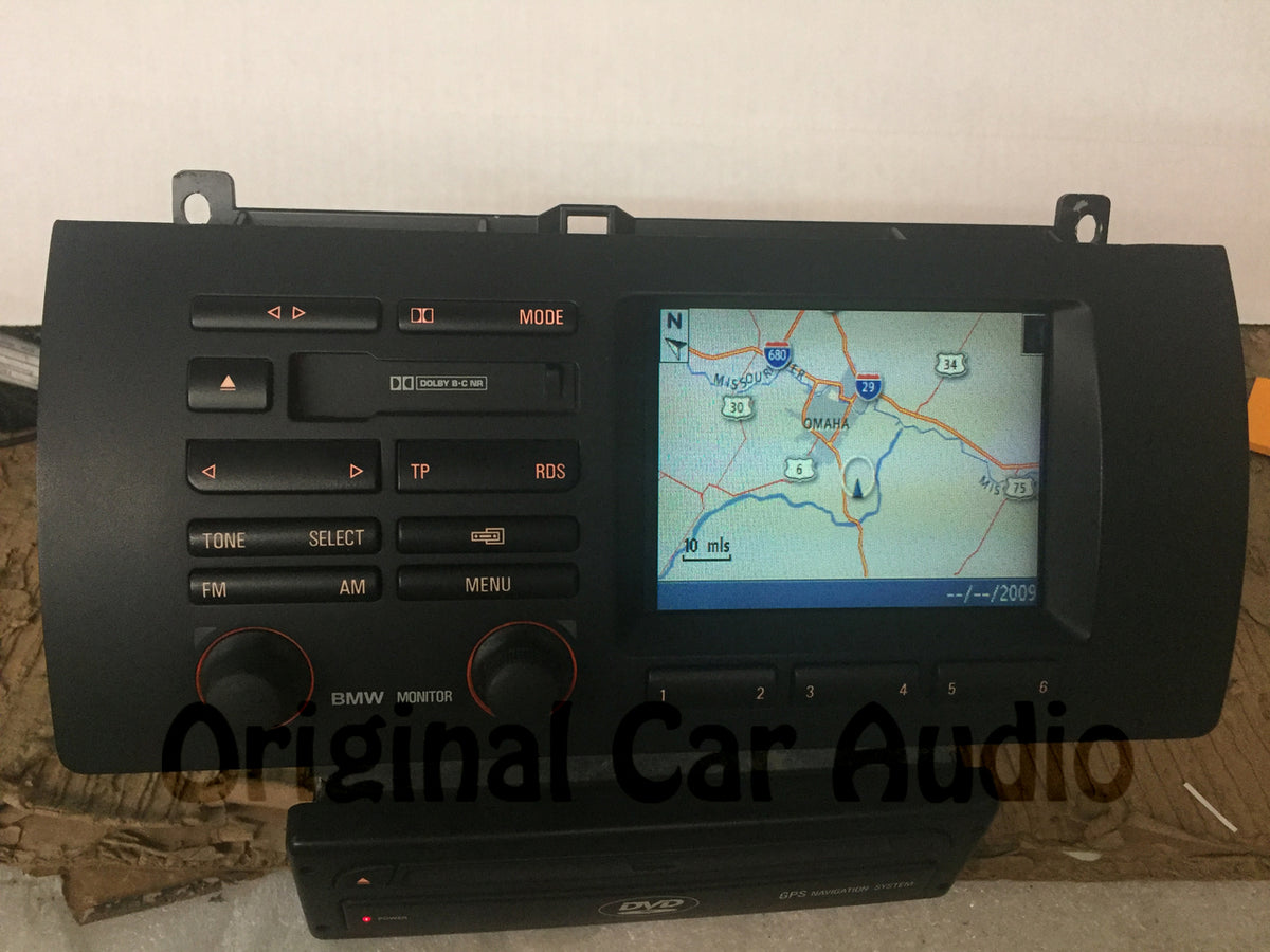 2000-2003 BMW E53 E46 X5 3 Series Touch Screen Navigation Cassette Radio Player OEM
