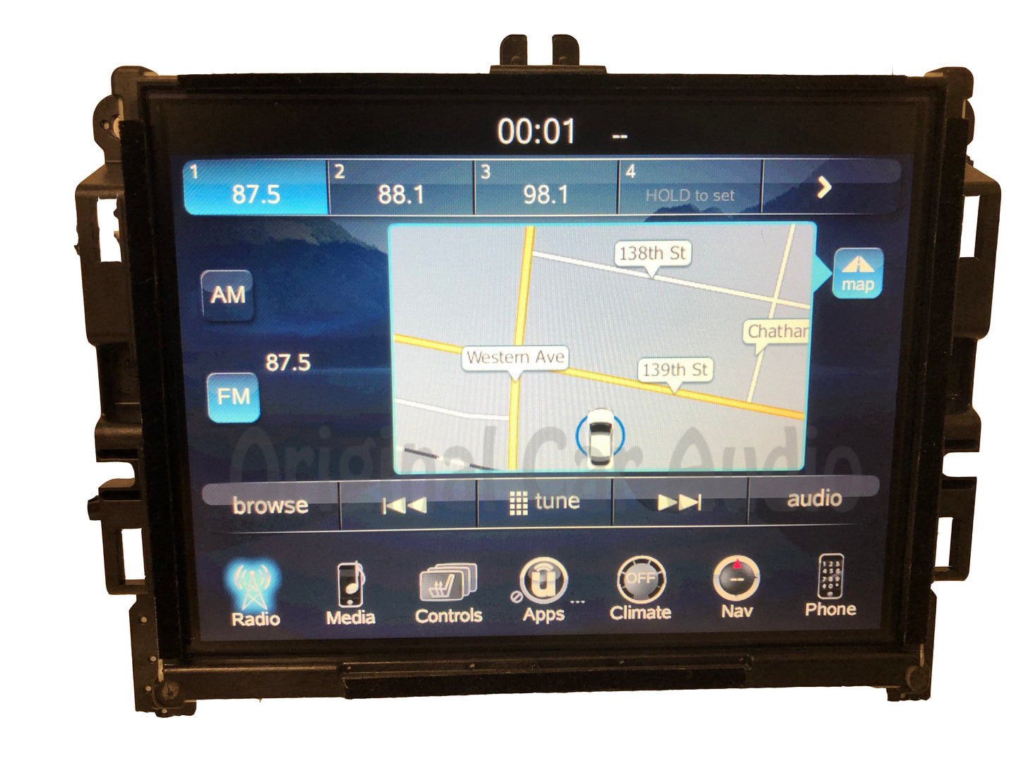 2015 - 2017 Chrysler 200 OEM VP4 NA RA4 Touch Screen Navigation Multi Media Receiver