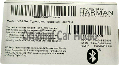 2017 - 2018 Chrysler Pacifica OEM Uconnect 8.4 RA3 VP3 NA Multi Media Receiver Block
