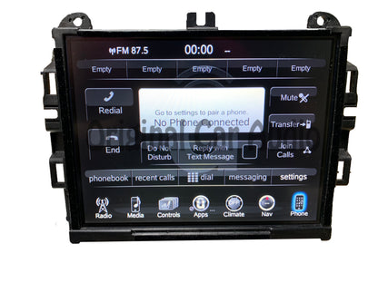2016 - 2018 Dodge Durango OEM UConnect 8.4 VP4 NA Multi Media Touch Screen Navigation Radio Receiver Display