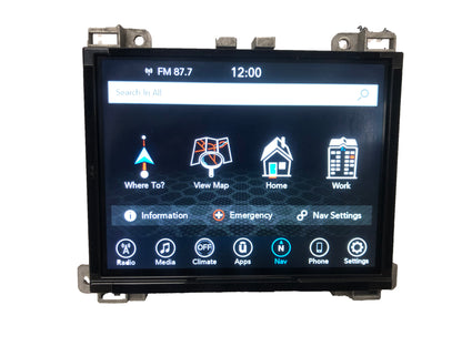 Refurbished 2017 - 2019 Dodge Challenger Charger OEM Uconnect Touch Screen Navigation UAQ Multi Media Radio Receiver