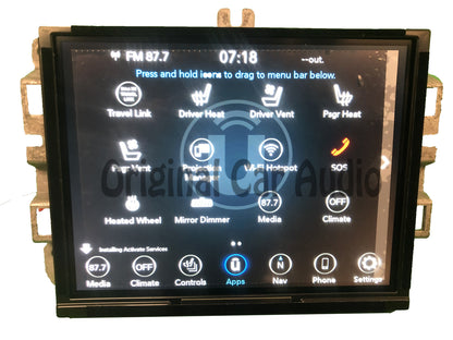 Refurbished 2017 - 2022 Jeep Compass OEM UAQ VP4 Navigation Display Screen Radio Multi Media Receiver