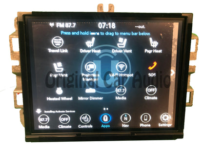 NEW 2017 - 2022 Jeep Compass OEM UAQ VP4 Navigation Display Screen Radio Multi Media Receiver