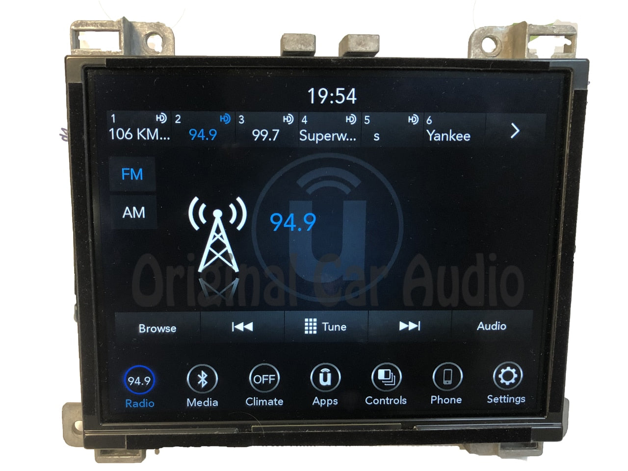 2017 - 2021 Chrysler Dodge Jeep Ram OEM VP4 Navigation Uconnect Touch Screen Replacement REPAIR ONLY