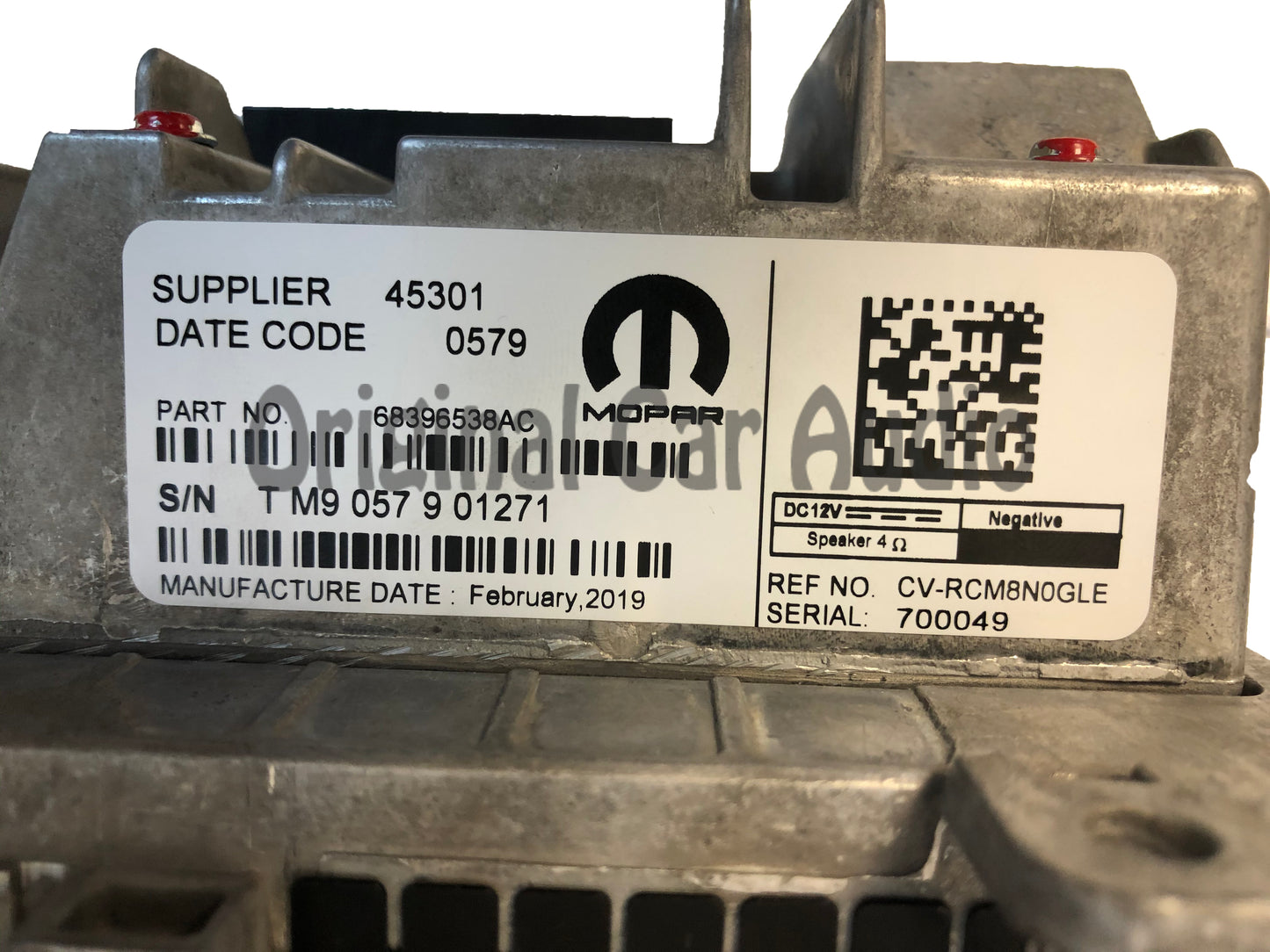 2017 - 2019 Chrysler Dodge 300 Challenger OEM Uconnect 8.4 4C Touch Screen Multi Media Radio Receiver UAS