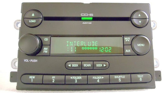 2005 2006 2007 Ford Five Hundred Mercury Montego Radio MP3 6 Disc CD Player