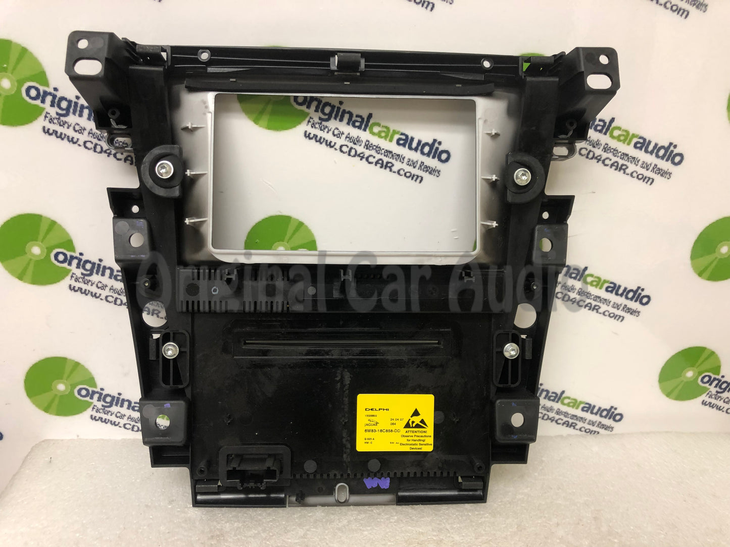 2006 - 2007 Jaguar XK XKR OEM Radio Climate Control Dash Bezel FACEPLATE ONLY