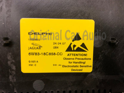 2006 - 2007 Jaguar XK XKR OEM Radio Climate Control Dash Bezel FACEPLATE ONLY