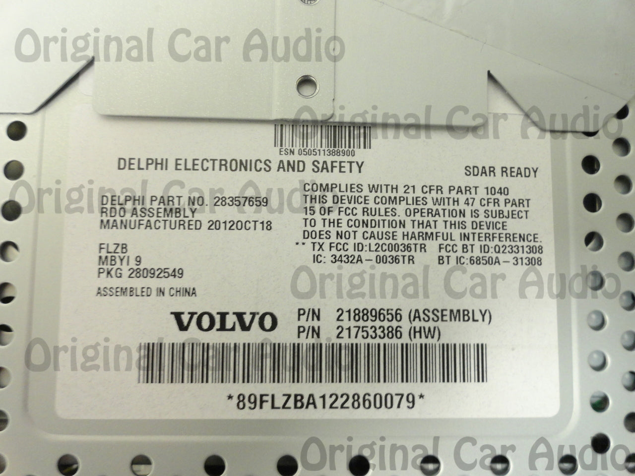 NEW 06-14 VOLVO VLN Radio Stereo Single CD Player OEM Factory